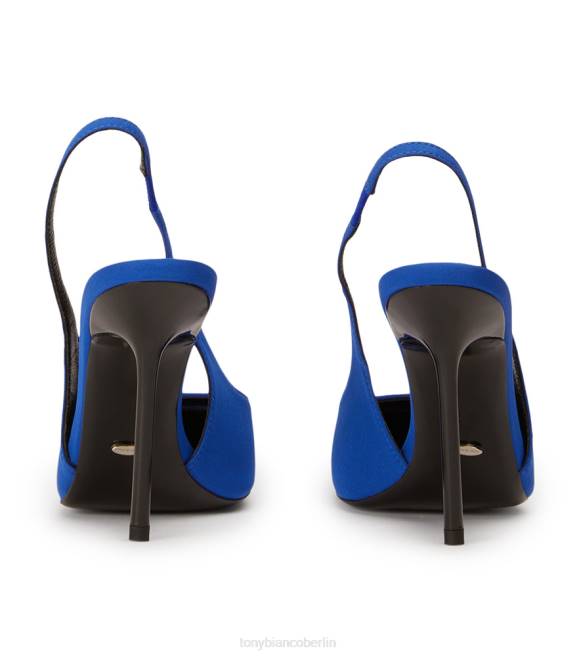 Stöckelschuhe| de Tony Bianco Frauen Rue Heels azurblauer Krepp 4624132